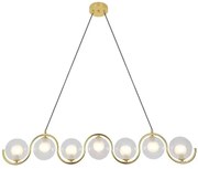 LAMPA SUFITOWA WISZĄCA APP1441-7CP Złota