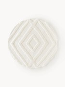 Okrągły puszysty dywan z długim włosiem Magda