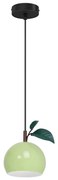 Żyrandol na lince APPLE 1xE27/15W/230V zielony
