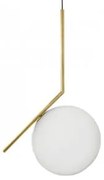 Lampa nowoczesna, biała kula - White Ball 30