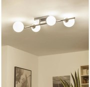 Brilagi - LED Przysufitowy żyrandol MILLA 4xG9/3W/230V czarny chrom/biały