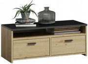 Szafka RTV dąb artisan czarny L5-P77