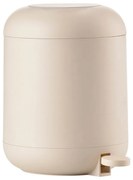 Beżowy plastikowy kosz na śmieci z pedałem 4 l Sensu – Zone