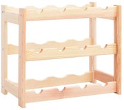 Stojak na wino z drewna sosnowego S8-E77