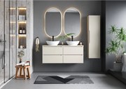 Kaszmirowy Zestaw do Łazienki 120cm Szafka z Blatem Etna