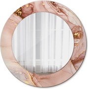 Lustro dekoracyjne okrągłe Abstrakcyjny płyn