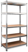 Regał o dużej nośności HEAVY, maks. 875kg, 90x40x180cm, srebrna Jurhan