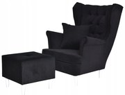 Fotel uszak z podnóżkiem Gaja Family Meble