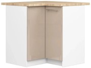 Narożna szafka kuchenna w kolorze cappuccino D2-N36