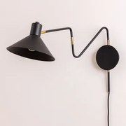 Lampa Ścienna Lizz Czarna - Sklum