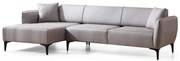 Jasnoszara sofa narożna Belissimo, narożnik lewy – Balcab Home