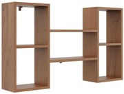 Minimalistyczna półka ścienna w kolorze orzech G6-F98