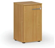 Szafa biurowa niska z drzwiami PRIMO WOOD, 740 x 400 x 420 mm, buk