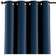 Niebieska zasłona 260x130 cm Posh Velvet – Yellow Tipi