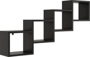 Czarna wisząca półka w stylu loft G3-T23