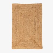Wycieraczka Prostokątna 60x90 Cm Z Naturalnego Juty Airo Yute - Sklum