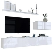 Meblościanka modułowa biały połysk W6-R94