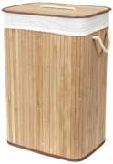 Compactor Kosz na brudne ubrania Bamboo prostokątny, naturalny