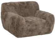 Brązowy fotel Teddy – Ixia