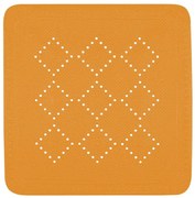 Spirella Antypoślizgowa mata prysznicowa ALASKA, pomarańczowa, 55 x 55 cm