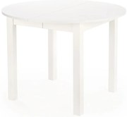 Biały okrągły stół rozkładany 102-142 cm A2-B47