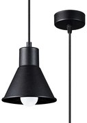 Czarna lampa wisząca w stylu loft - S166 C7-D47