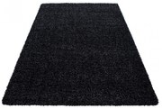 Dywan shaggy jednokolorowy antracyt 60 cm x 110 cm