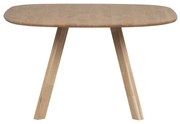 Stół z litego drewna dębowego 130x130 cm Tablo – WOOOD