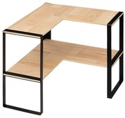 Narożna półka kuchenna, 2 poziomy, 40 x 40 x 35 cm