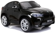 Auto na akumulator bmw x6m czarne dwuosobowy fotel