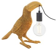 Endon 95077 - Lampa stołowa TOCO TOUCAN 1xE27/10W/230V złota