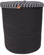 Koszyk pleciony Kosz antracytowy z pokrywką BRAIDA 035x040 inny