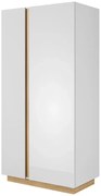 Szafa wolnostojąca dwudrzwiowa biały + dąb grandson C6-Z49