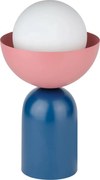 Osram - Lampa stołowa DECOR BOWL 1xE14/25W/230V niebieska/różowa
