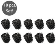 WENKO 24090800 - głowica WC, 8 x 9,3 cm, czarna