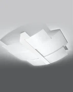 Plafon CELIA szklany biały SOLLUX  LIGHTING