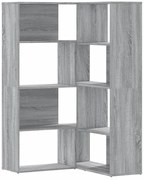 Otwarty narożny regał szary dąb sonoma H8-N96