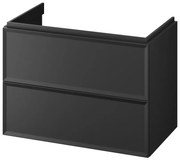 Cersanit S1017-003 - Wisząca szafka łazienkowa pod umywalkę MILLE 80x45 cm czarna