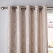 Beżowe adamaszkowe zasłony zestaw 2 szt. 168x183 cm Damask Jacquard – Catherine Lansfield