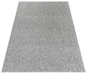 Dywan jednokolorowy na filcu Nizza jasny szary 60 cm x 100 cm