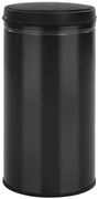 Nowoczesny czarny śmietnik z automatyczną pokrywą 60L S0-K81