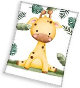 Koc dziecięcy Mała Żyrafa, 110 x 140 cm