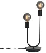 Lampa stołowa Art Deco czarna 2-źródła światła - Tuning ArtDeco Oswietlenie wewnetrzne