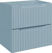 Niebieska szafka pod umywalkę z szufladami Z4-L48