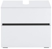 Biała szafka pod umywalkę Støraa Wisla, 60x55 cm