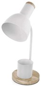 Lampa stołowa POPPY 1xE27/25W/230V biała
