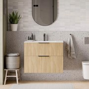 Duravit Waschbecken mit Waschtischunterschrank TIM 80 cm