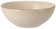 Ceramiczna miseczka ze żłobionym wzorem, 650 ml
