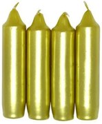 Provence Świeca adwentowa złoty, 4 szt.
