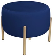 Pufa OLA LOFT ławka podnóżek metal złota MG16